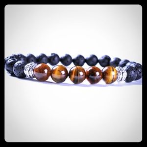 Unisex lava oil dissffer bracelets